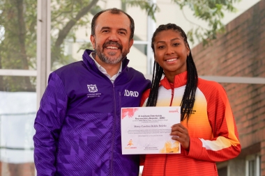 Homenaje a los deportistas del Equipo Bogotá