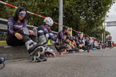 Récord en Patines: Tren Humano