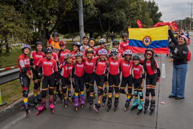 Récord en Patines: Tren Humano