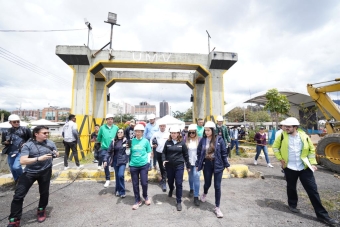 La alcaldesa Claudia López y la directora del IDRD Blanca Durán 