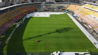 Gramilla del estadio El Campín