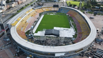 Gramilla del estadio El Campín