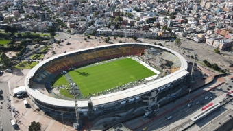 Gramilla del estadio El Campín