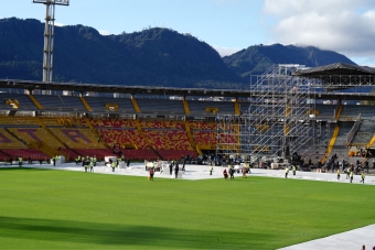 Gramilla del estadio El Campín