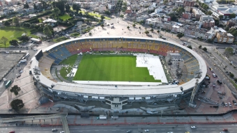 Gramilla del estadio El Campín