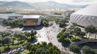 Imagen referencia Sencia plazoletas, urbanismo, estadio, auditorio, edificio entretenimiento