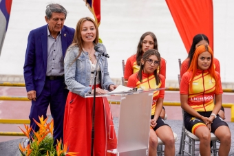 Presentación del equipo de ciclismo femenino