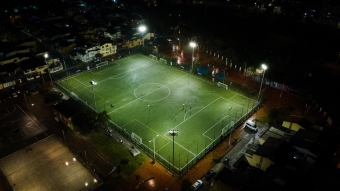 Sistema de Iluminación en Cancha del Parque Villa Mayor