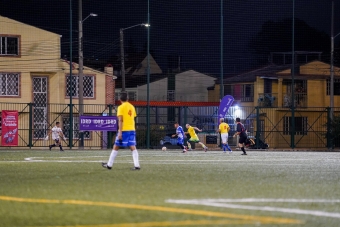 Sistema de Iluminación en Cancha del Parque Villa Mayor