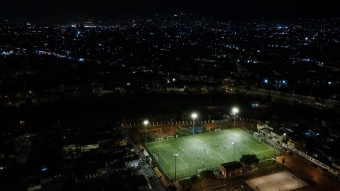 Sistema de Iluminación en Cancha del Parque Villa Mayor