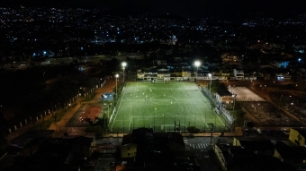 Sistema de Iluminación en Cancha del Parque Villa Mayor