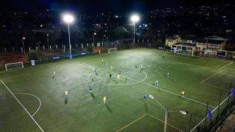 Sistema de Iluminación en Cancha del Parque Villa Mayor