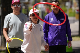 Daniel Dhers rodó con Bogotá en la Ciclovía Alternativa del IDRD