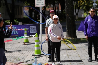 Daniel Dhers rodó con Bogotá en la Ciclovía Alternativa del IDRD