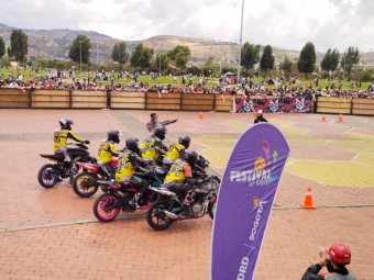 Exhibición de motos 