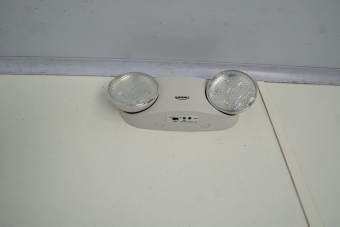 Módulo de baños en el Parque Porvenir