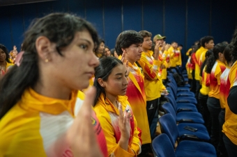 Bogotá entregó la bandera a su delegación a la Final Nacional de los Juegos Intercolegiados