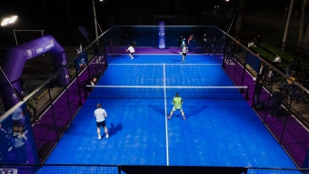 Pista pública de pádel y una cancha de pickleball en el Parque El Salitre