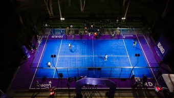 Pista pública de pádel y una cancha de pickleball en el Parque El Salitre