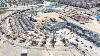 Avance en la construcción del nuevo Velódromo Gibraltar