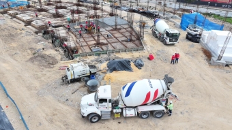 Avance en la construcción del nuevo Velódromo Gibraltar