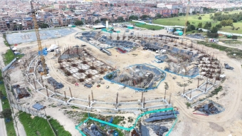 Avance en la construcción del nuevo Velódromo Gibraltar