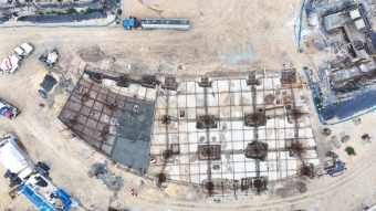 Avance en la construcción del nuevo Velódromo Gibraltar