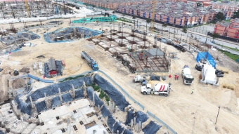 Avance en la construcción del nuevo Velódromo Gibraltar