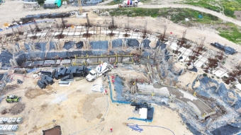 Avance en la construcción del nuevo Velódromo Gibraltar