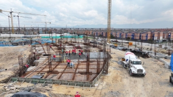 Avance en la construcción del nuevo Velódromo Gibraltar