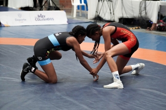 Lucha libre y bádminton distritales se lucen en Palmira