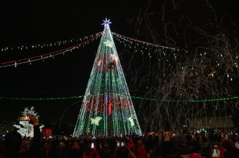 Bogotá encendió la Navidad en el Parque Metropolitano El Tunal