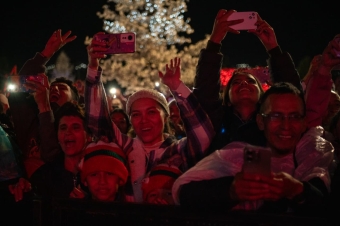Bogotá encendió la Navidad en el Parque Metropolitano El Tunal