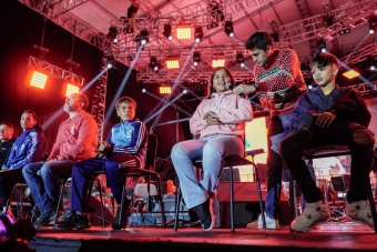 Proyección del capítulo final del reality Sueños de Cancha