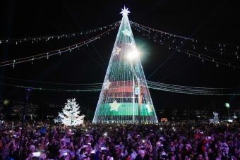 Proyección del capítulo final del reality Sueños de Cancha