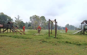 Operativo integral de aseo y mantenimiento en parques