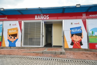 Baños en el Parque Movistar Arena. 
