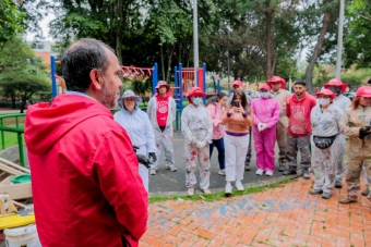 Intervención en parques por parte del IDRD y el DADEP