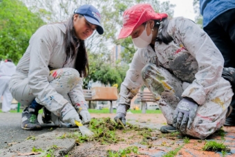 Intervención en parques por parte del IDRD y el DADEP