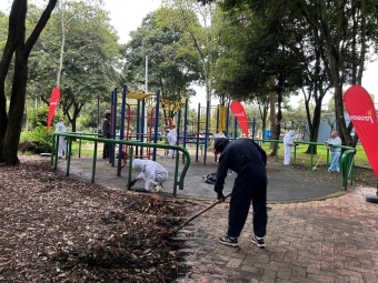 Intervención en parques por parte del IDRD y el DADEP