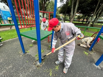 Intervención en parques por parte del IDRD y el DADEP