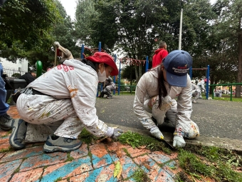Intervención en parques por parte del IDRD y el DADEP