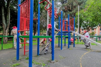 Intervención en parques por parte del IDRD y el DADEP