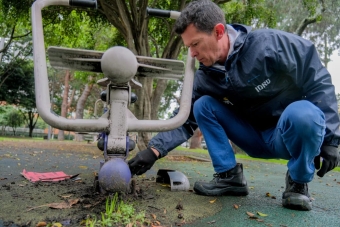 Intervención en parques por parte del IDRD y el DADEP