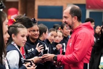 Equipo Bogotá en el II Campeonato Distrital de Porrismo 
