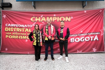 Equipo Bogotá en el II Campeonato Distrital de Porrismo 