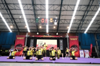 Equipo Bogotá en el II Campeonato Distrital de Porrismo 