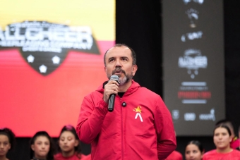 Equipo Bogotá en el II Campeonato Distrital de Porrismo 