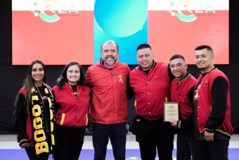 Equipo Bogotá en el II Campeonato Distrital de Porrismo 