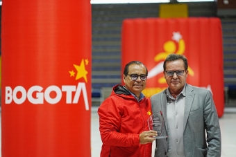 Los entrenadores del Equipo Bogotá tuvieron la celebración de su día en el Palacio de los Deportes